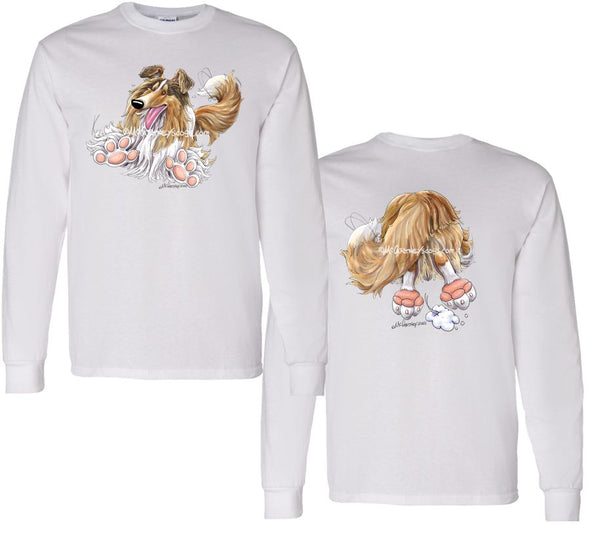 Collie - Coming and Going - Long Sleeve T-Shirt (Double Sided)