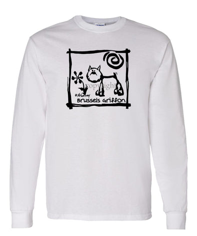 Brussels Griffon - Cavern Canine - Long Sleeve T-Shirt