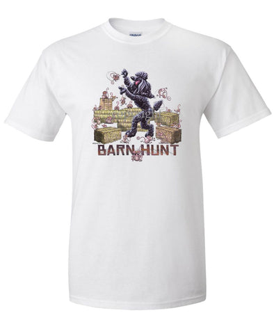 Poodle  Black - Barnhunt - T-Shirt