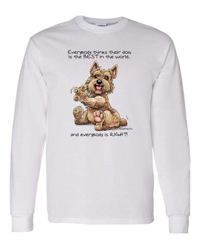 Norwich Terrier - Best Dog in the World - Long Sleeve T-Shirt
