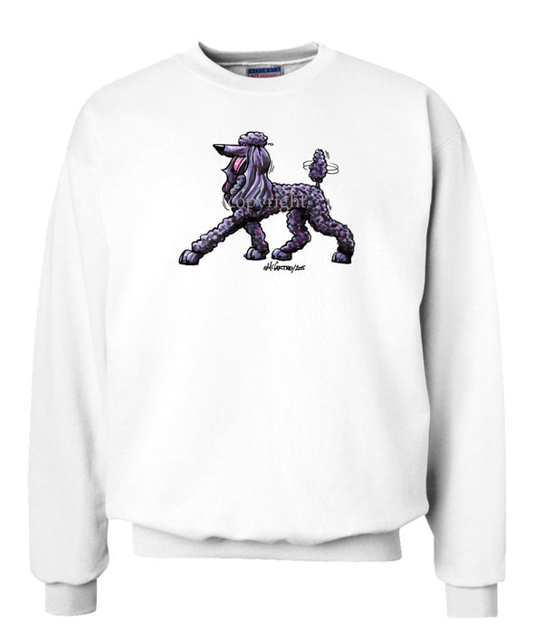 Poodle  Black - Cool Dog - Sweatshirt