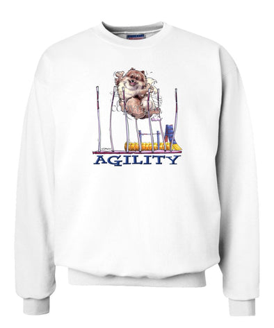 Pomeranian - Agility Weave II - Sweatshirt
