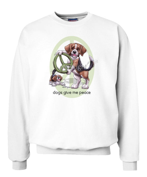 Beagle - Peace Dogs - Sweatshirt