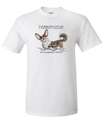 Welsh Corgi Cardigan - Best Dog in the World - T-Shirt