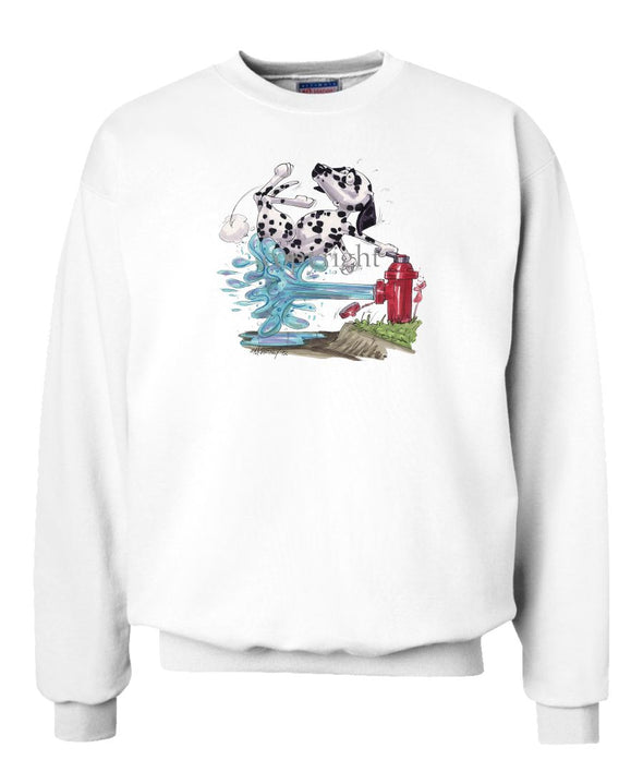 Dalmatian - Fire Hydren - Caricature - Sweatshirt