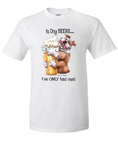 Bulldog - Dog Beers - T-Shirt