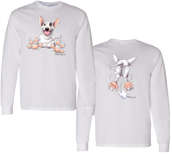 Bull Terrier - Coming and Going - Long Sleeve T-Shirt (Double Sided)