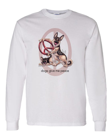 German Shepherd - Peace Dogs - Long Sleeve T-Shirt