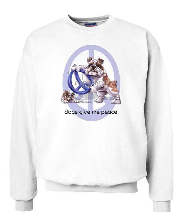 Bulldog - Peace Dogs - Sweatshirt