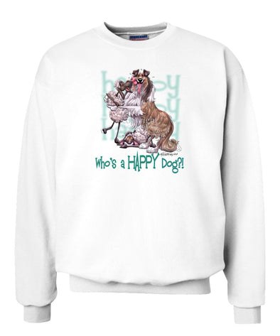 Collie - Who's A Happy Dog - Sweatshirt