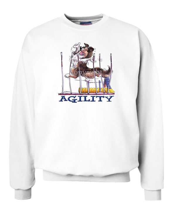 Shetland Sheepdog - Agility Weave II - Sweatshirt