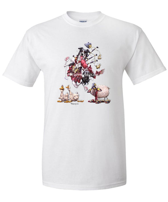 Border Collie - Bagpipes - Mike's Faves - T-Shirt