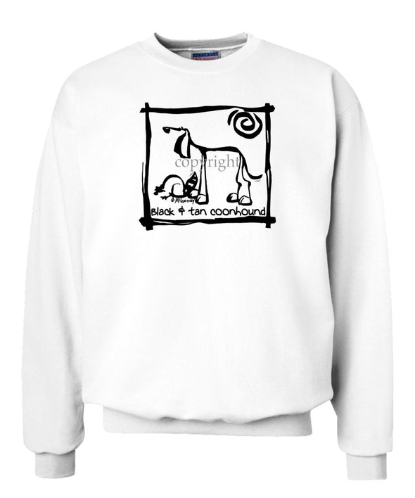 Black And Tan Coonhound - Cavern Canine - Sweatshirt