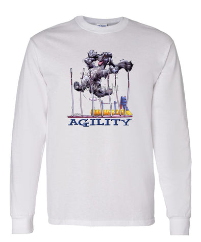 English Cocker Spaniel - Agility Weave II - Long Sleeve T-Shirt