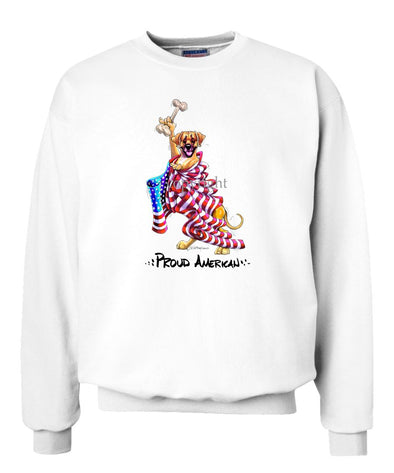 Rhodesian Ridgeback - Proud American - Sweatshirt