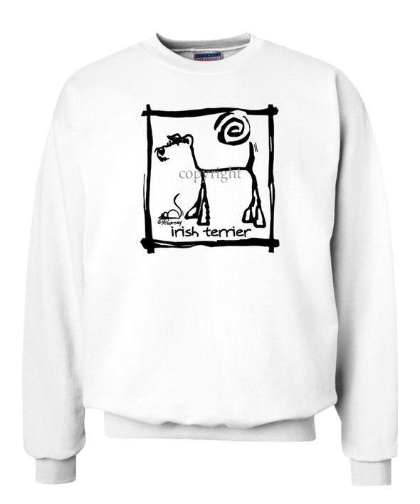 Irish Terrier - Cavern Canine - Sweatshirt