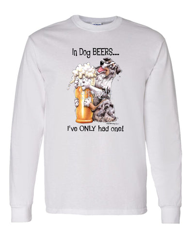 Australian Shepherd  Blue Merl - Dog Beers - Long Sleeve T-Shirt