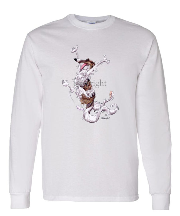 Borzoi - Happy Dog - Long Sleeve T-Shirt