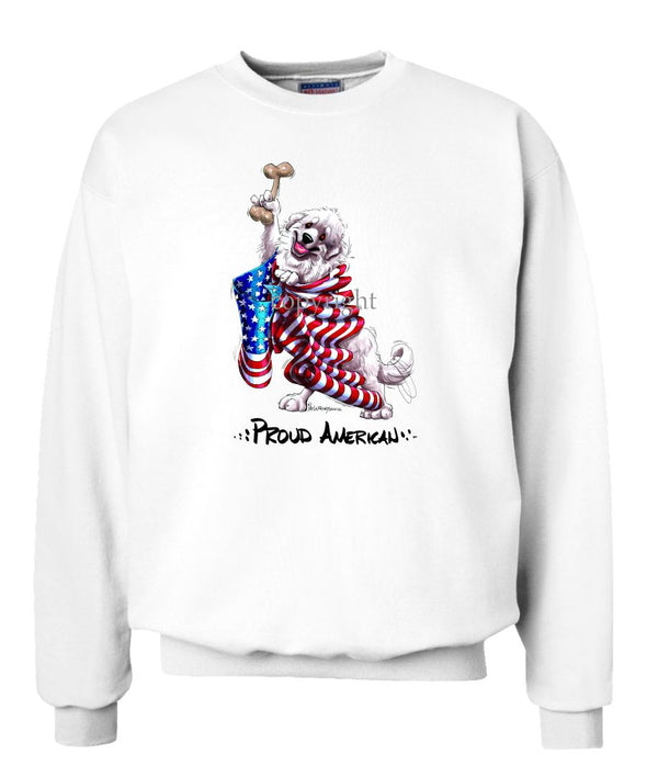 Great Pyrenees - Proud American - Sweatshirt