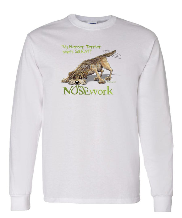 Border Terrier - Nosework - Long Sleeve T-Shirt