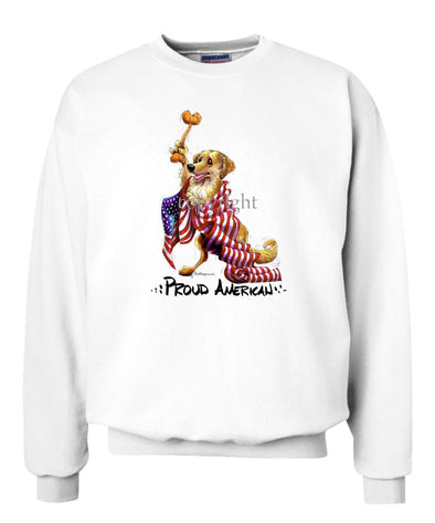 Golden Retriever - Proud American - Sweatshirt