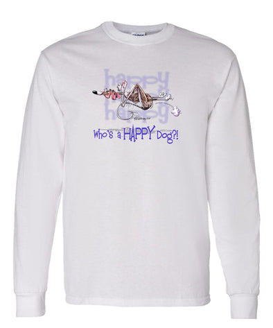 Whippet - Who's A Happy Dog - Long Sleeve T-Shirt