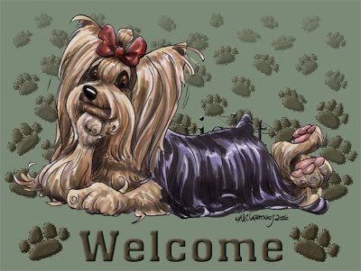 Yorkshire Terrier - Welcome - Mat